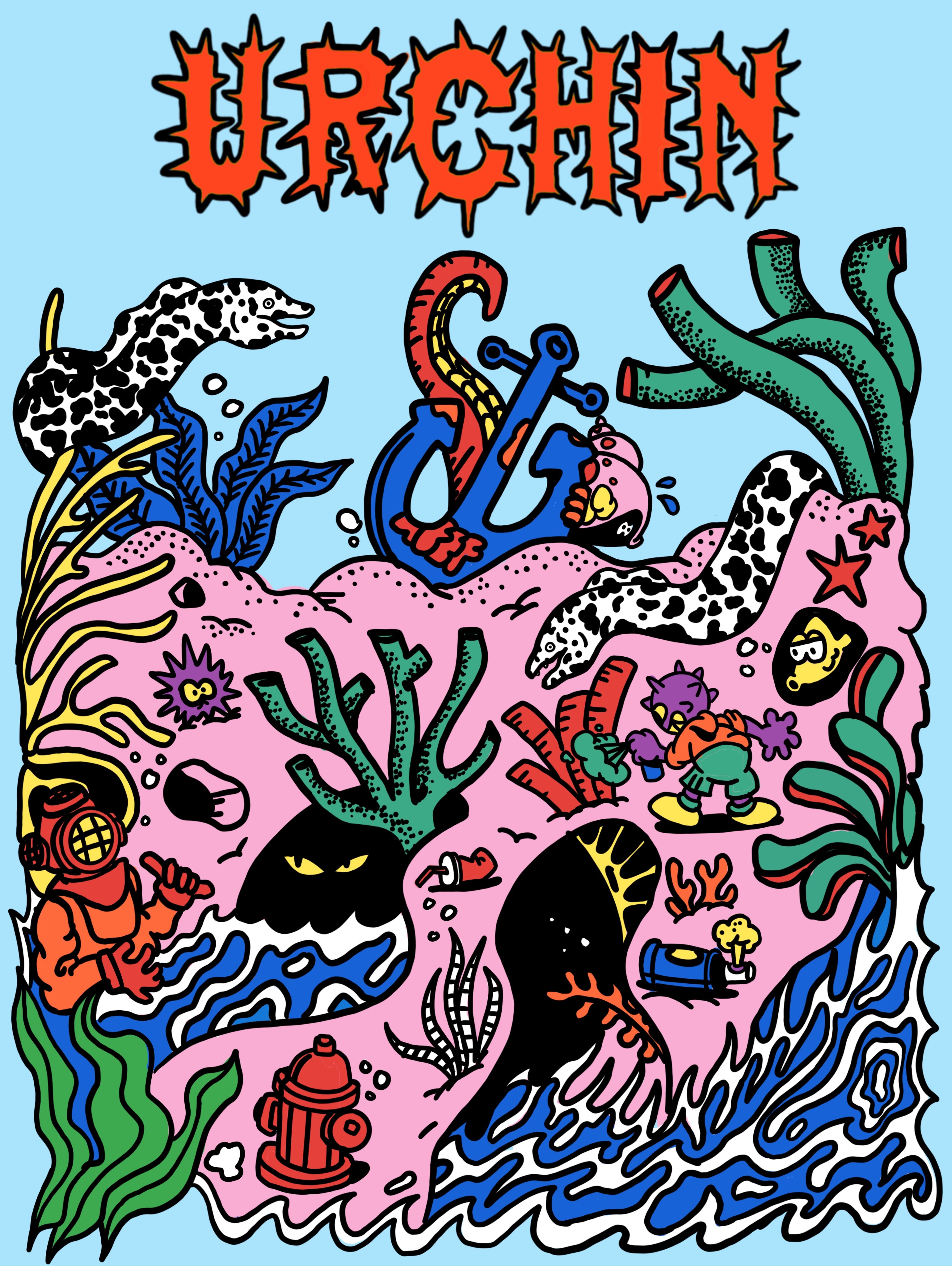 Ocean Depth Poster